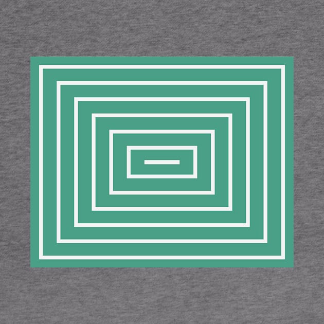 Turquoise Rectangle by Just a Guy